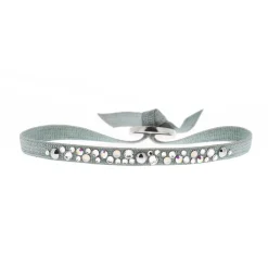 Les Interchangeables Bracelet A36961 - Bracelet Tissu Acier Bleu Femme | Femme Bracelet