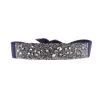 Les Interchangeables Bracelet A36481 - Bracelet Tissu Bleu Cristaux de haute qualité Femme | Femme Bracelet