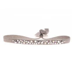 Les Interchangeables Bracelet A36957 - Bracelet Tissu Acier Gris Femme | Femme Bracelet