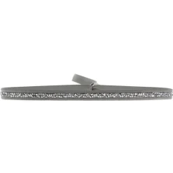 Les Interchangeables Bracelet A38319 - Bracelet Tissu Marron Cristaux de haute qualité Femme | Femme Bracelet