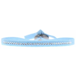 Les Interchangeables Bracelet A32382 - Bracelet Tissu Turquoise Cristaux de haute qualité Femme | Femme Bracelet