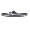 Les Interchangeables Bracelet A31425 - Bracelet Tissu Gris Cristaux de haute qualité Femme | Femme Bracelet