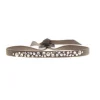 Les Interchangeables Bracelet A37678 - Bracelet Tissu Marron Cristaux de haute qualité Femme | Femme Bracelet