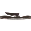 Les Interchangeables Bracelet A37664 - Bracelet Tissu Marron Cristaux de haute qualité Femme | Femme Bracelet