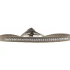 Les Interchangeables Bracelet A36394 - Bracelet Tissu Marron Cristaux de haute qualité Femme | Femme Bracelet