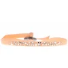Les Interchangeables Bracelet A36684 - Bracelet Tissu Rose Cristaux de haute qualité Femme | Femme Bracelet