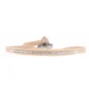 Les Interchangeables Bracelet A36247 - Bracelet Tissu Beige Cristaux de haute qualité Femme | Femme Bracelet