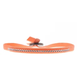 Les Interchangeables Bracelet A35220 - Bracelet Tissu Rose Cristaux de haute qualité Femme | Femme Bracelet