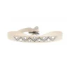 Les Interchangeables Bracelet A35652 - Bracelet Tissu Beige Cristaux de haute qualité Femme | Femme Bracelet