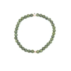 Les Interchangeables Bracelet A59800 - Perle Serti Fleur Kaki Fonce Femme | Femme Bracelet