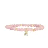 Les Interchangeables Bracelet A59657 - Perle Coeur Beige Rose Femme | Femme Bracelet