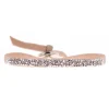 Les Interchangeables Bracelet A37086 - Ultra Fine Rocks Beige Rose Cristal Femme | Femme Bracelet
