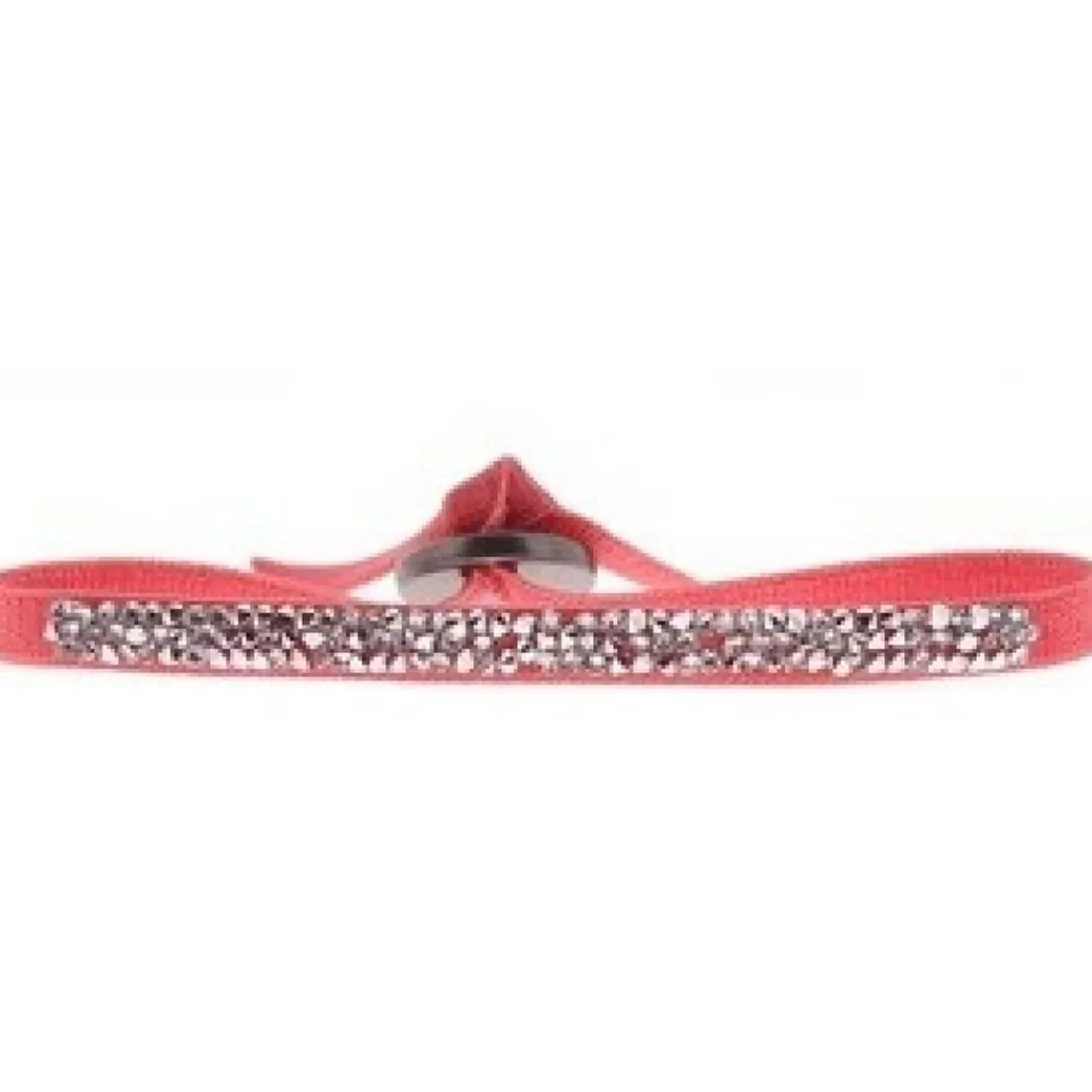 Les Interchangeables Bracelet A37069 - Ultra Fine Rocks Corail Clair Cristal Femme | Femme Bracelet
