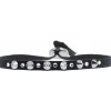 Les Interchangeables Bracelet A29279 - Bracelet Tissu Noir Cristaux de haute qualité Femme | Femme Bracelet