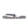Les Interchangeables Bracelet A32557 - Bracelet Tissu Gris Cristaux de haute qualité Femme | Femme Bracelet