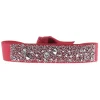 Les Interchangeables Bracelet A38333 - Bracelet Tissu Rouge Cristaux de haute qualité Femme | Femme Bracelet