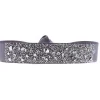Les Interchangeables Bracelet A41129 - Bracelet Tissu Violet Cristaux de haute qualité Femme | Femme Bracelet