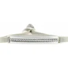 Les Interchangeables Bracelet A31799 - Bracelet Tissu Vert Cristaux de haute qualité Femme | Femme Bracelet