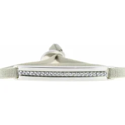 Les Interchangeables Bracelet A31799 - Bracelet Tissu Vert Cristaux de haute qualité Femme | Femme Bracelet