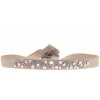 Les Interchangeables Bracelet A34564 - Bracelet Tissu Beige Cristaux de haute qualité Femme | Femme Bracelet