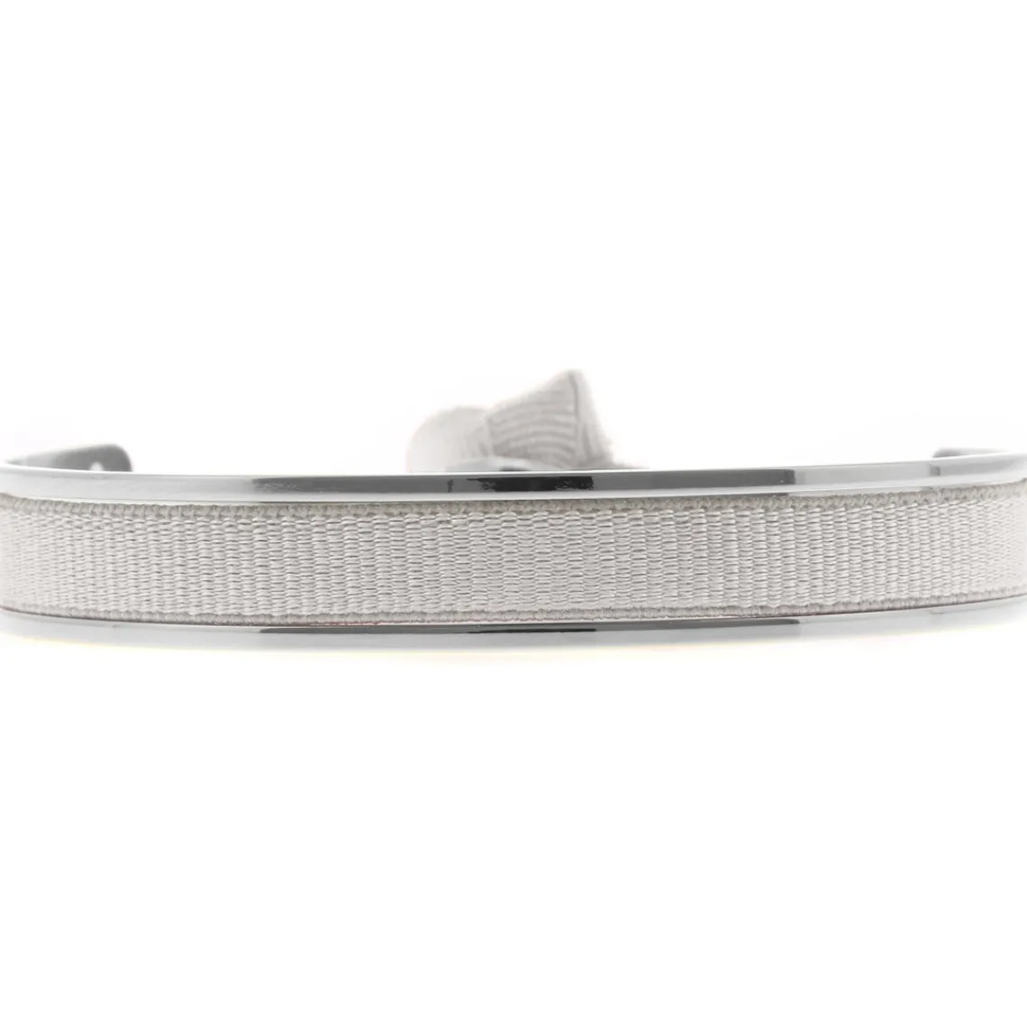 Les Interchangeables Bracelet A47447 - Jonc Ruban Interchangeables 6mm Bleu Gris Clair Femme | Femme Bracelet
