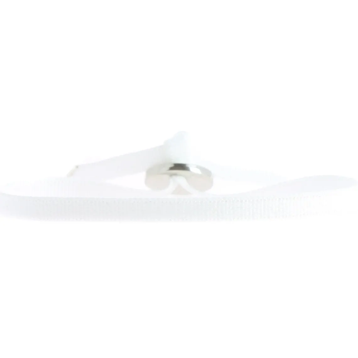 Les Interchangeables Bracelet A49531 - Ruban 4mm Blanc Femme | Femme Bracelet