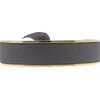 Les Interchangeables Bracelet A47547 - Jonc Ruban Interchangeables 12mm Marron glacé Femme | Femme Bracelet