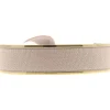 Les Interchangeables Bracelet A47526 - Jonc Ruban Interchangeables 12mm Beige Rose Femme | Femme Bracelet