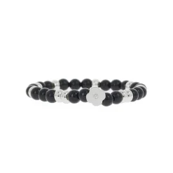 Les Interchangeables Bracelet A58821 - Perle Forme Fleur Noir Femme | Femme Bracelet