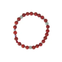 Les Interchangeables Bracelet A59368 - Bobo Chic Rouge Femme | Femme Bracelet