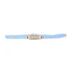 Les Interchangeables Bracelet A58635 - Mini Plaque 2 Rangs Perle Gomme Lilas Clair Femme | Femme Bracelet