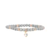 Les Interchangeables Bracelet A59919 - Perle Coeur Gris Femme | Femme Bracelet