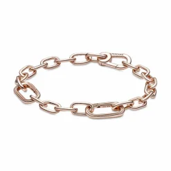 Pandora Bracelet Link Métal Doré Rose ME | Femme Bracelet