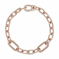 Pandora Bracelet Link Métal Doré Rose ME | Femme Bracelet