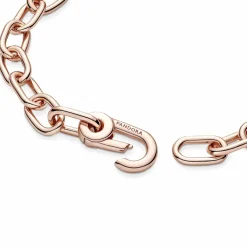 Pandora Bracelet Link Métal Doré Rose ME | Femme Bracelet