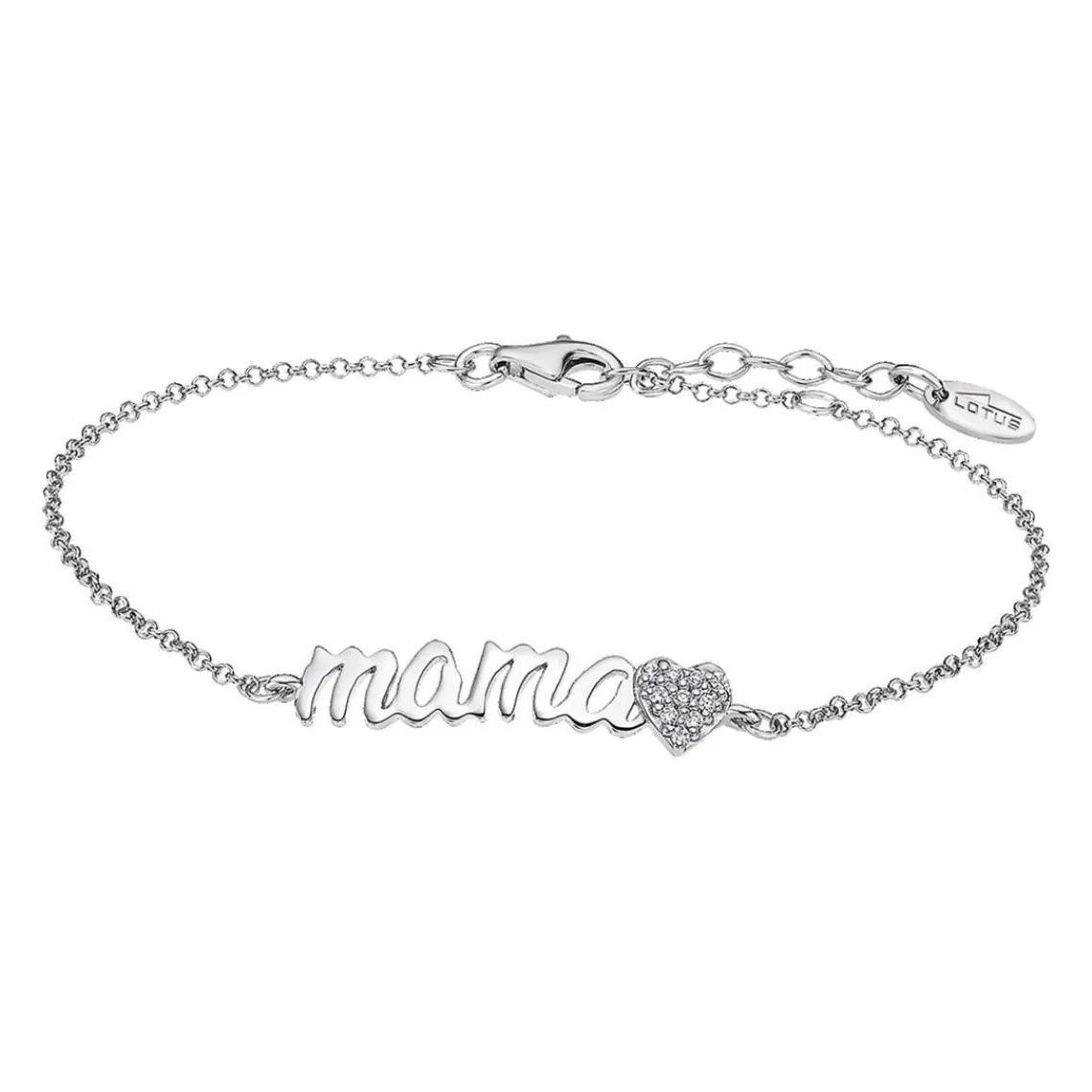 Lotus Silver Bracelet LP1808-2/5 - maman coeur argent mother's love Femme | Femme Bracelet