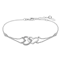 Lotus Silver Bracelet MOMENTS LP1818-2-1 - Bracelet MOMENTS Argent Coeur Femme | Femme Bracelet