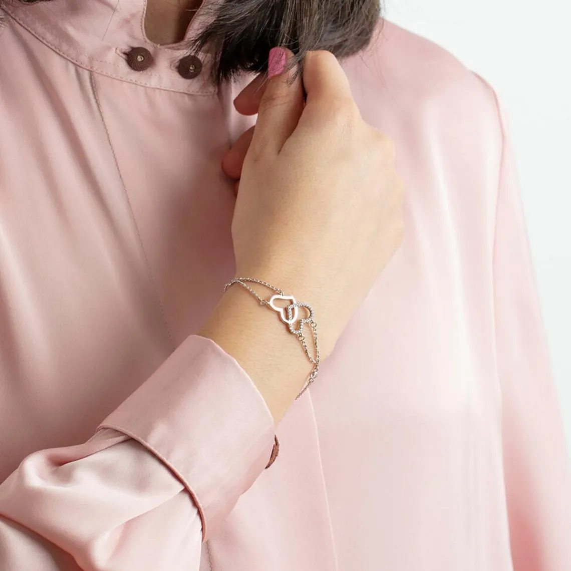 Lotus Silver Bracelet MOMENTS LP1818-2-1 - Bracelet MOMENTS Argent Coeur Femme | Femme Bracelet