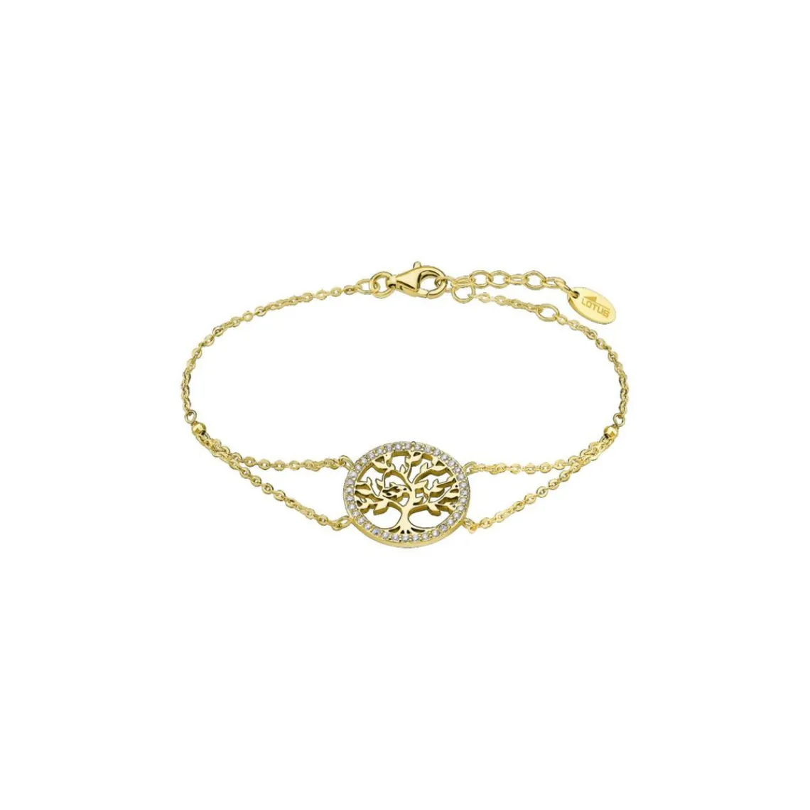 Lotus Silver Bracelet TREE OF LIFE LP1746-2-3 - Bracelet Arbre de Vie et zircon Femme | Femme Bracelet