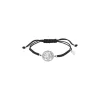 Lotus Silver Bracelet Tree Of Life LP1896-2-2 - Bracelet Argent Arbre De Vie Nylon Noir Femme | Femme Bracelet