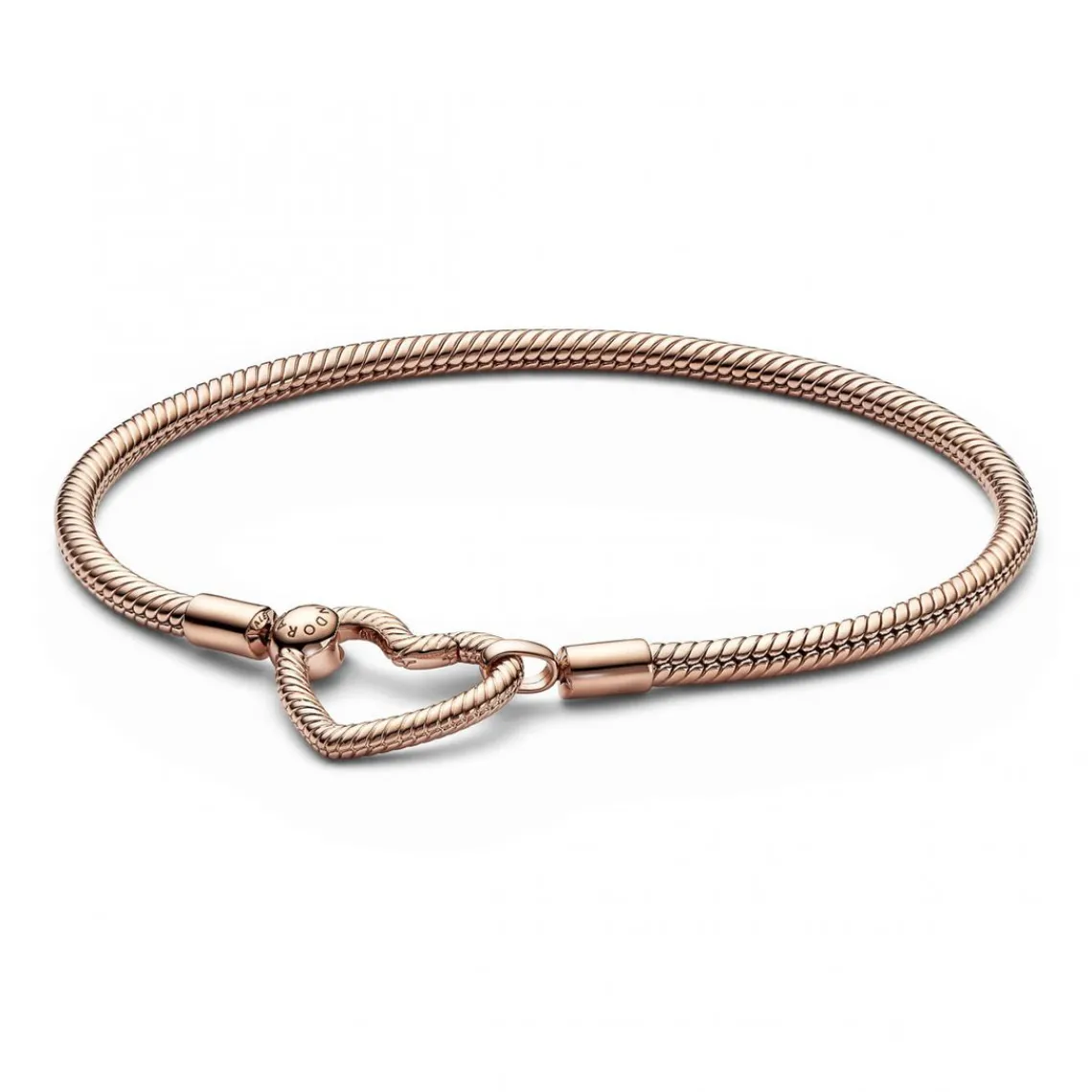 Pandora Bracelet Maille Serpent avec Fermoir Cœur Moments | Femme Bracelet