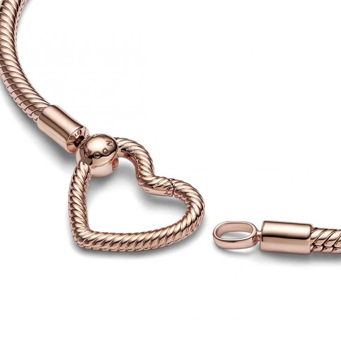 Pandora Bracelet Maille Serpent avec Fermoir Cœur Moments | Femme Bracelet