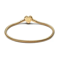 Pandora Bracelet Maille Serpent Fermoir Cœur de l'Infini Scintillant | Femme Bracelet