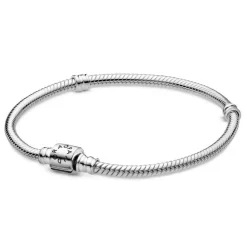 Pandora Bracelet Maille Serpent Fermoir Barillet Moments Argent 925/1000ᵉ | Femme Bracelet