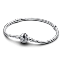 Pandora Bracelet Maille Serpent Fermoir Étoile Polaire | Femme Bracelet