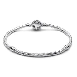 Pandora Bracelet Maille Serpent Fermoir Étoile Polaire | Femme Bracelet