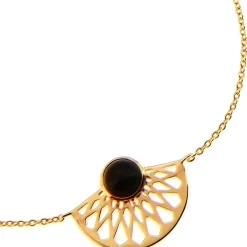 Kosma Paris Bracelet Mia Doré & Onyx Noir | Femme Bracelet