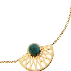 Kosma Paris Bracelet Mia Doré & Turquoise | Femme Bracelet