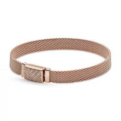 Pandora Bracelet Milanais Fermoir pavé Reflexions | Femme Bracelet