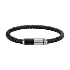 Sector Bijoux Bracelet noir homme en cuir | Homme Bracelet